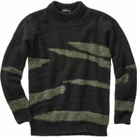 Mey & Edlich Herren Tektonischer Pullover schwarz 46 von Mey & Edlich