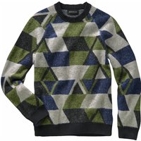 Mey & Edlich Herren Unberechenbarer Pullover blau 48 von Mey & Edlich