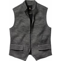 Mey & Edlich Herren Zipper-Weste grau 52 von Mey & Edlich
