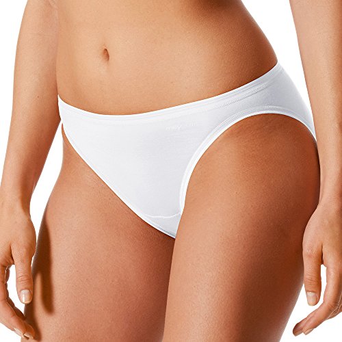 Mey 2er Pack Damen Minislips Lights Basic - 89210 - Weiß - Größe 42 Bodysize - Damenslips ohne Seitennähte - Unterhosen für Damen von Mey