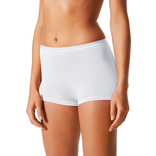 Mey 2er Pack Damen Panty Lights - 89206 - Weiß - Größe 42 Bodysize - Damen Pants ohne Seitennähte Unterhosen für Damen- UNWAGO Set von Mey