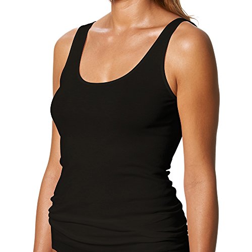 2er Pack Mey Damen Sporty-Hemden - Noblesse - 25102 - Schwarz - Größe 38 - Saumfreie Damen-Unterhemden - Top ohne Seitennähte 2er Pack Mey Damen Sporty-Hemden - Noblesse - 25102 - Schwarz - Größe 38 - Saumfreie Damen-Unterhemden - Top ohne Seitennähte von Mey