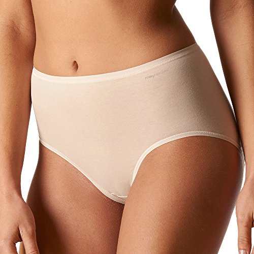 Mey 2er Pack Damen Taillenslip - Organic - 29818 - Damen Slips aus Bio Baumwolle - Bodysize ohne Seitennähte - Farbe Skin (Bailey)- Größe 46 von Mey