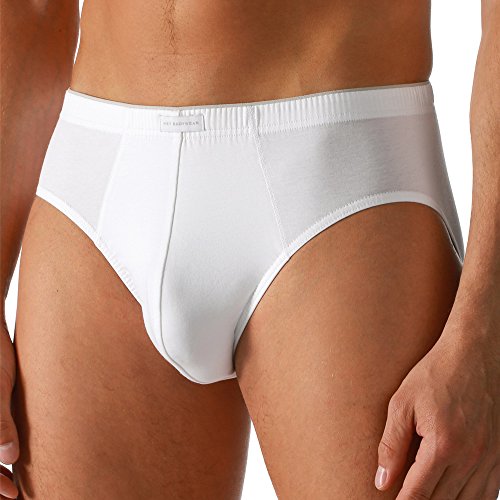 Mey 2er Pack Herren Jazzpants - Dry Cotton 46019 - Weiß - Gr. 7 - Atmungsaktive Slips - Unterhose ohne Seitennähte - Maschinenwäsche bis 60 Grad von Mey