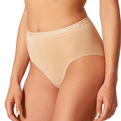 Mey 2er Pack Taillenslips Damen – Größe 48 – Haut – Taillen-Slip aus Baumwolle und Elasthan – Pflegeleichte Maxislips – Für große Größen geeignet – 89604 of von Mey
