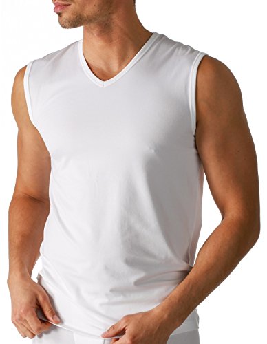 Mey Tagwäsche Serie Dry Cotton Herren Shirt o.Arm Weiss XL(7) von Mey