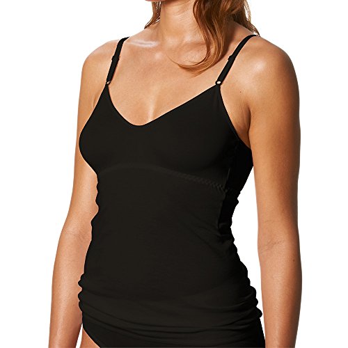 Mey 2er Pack Damen BH-Hemden - Noblesse - 25119 - Schwarz - Größe 46 - BH-Unterhemd mit Verstellbaren Trägern - Unterhemd 100% Baumwolle Mey 2er Pack Damen BH-Hemden - Noblesse - 25119 - Schwarz - Größe 46 - BH-Unterhemd mit Verstellbaren Trägern - Unterhemd 100% Baumwolle von Mey