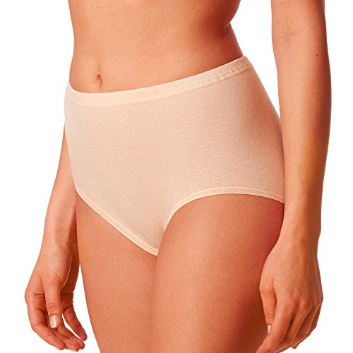 Mey 2er Pack Damen Taillenslip 2000-29005 - Farbe Nude - Größe 40 - Maxislip 100% Baumwolle - Slip mit Tunnelbund von Mey