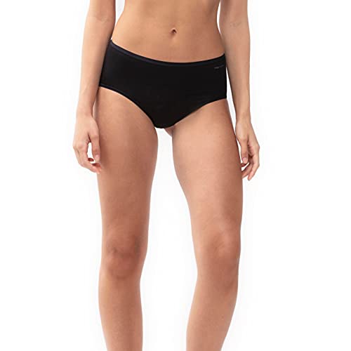 Mey 2er Pack Damen Taillenslip - Organic - 29818 - Damen Slips aus Bio Baumwolle - Bodysize ohne Seitennähte - Farbe Schwarz- Größe 38 von Mey