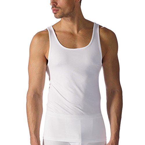 Mey 2er Pack Herren Unterhemd - Software 42500 - Weiß - Gr. 8 - Atmungsaktives Shirt - Mico-Modal - Tank Top ohne störende Seitennähte - Maschinenwäsche 60 Grad von Mey