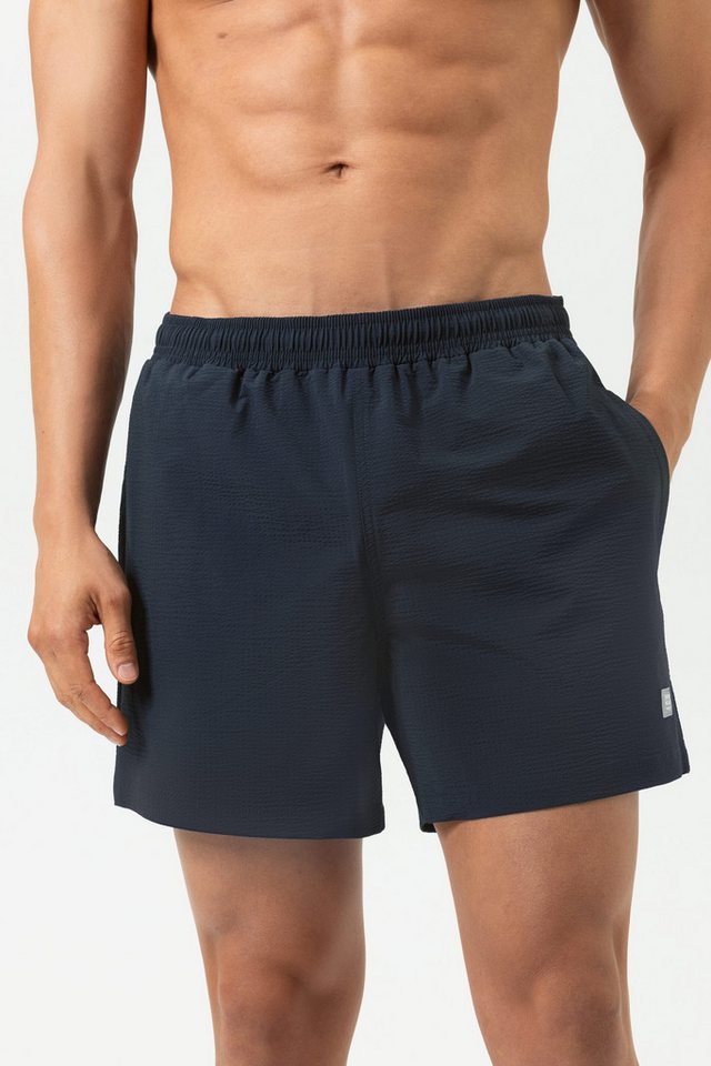 Mey Badeshorts Herren Serie Coastal Crinkle Uni (1-St) Zeitlose Badeshorts aus Seersucker, Chlorecht von Mey