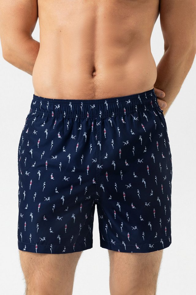 Mey Badeshorts Herren Serie Pin Up Doll Minimal-Print (1-St) Lässige Badeshort mit Print, Meerwasser-Resistenz von Mey