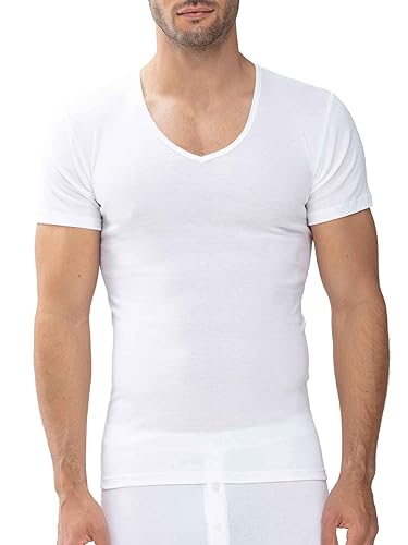 Mey Tagwäsche Serie Casual Cotton Herren Shirts 1/2 Arm Weiss L(6) von Mey