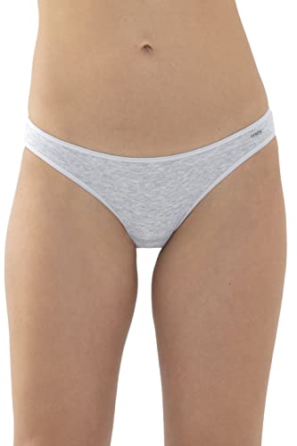 Mey Tagwäsche Serie Cotton Pure Damen Mini-Slips Light Grey Melange S(38) von Mey