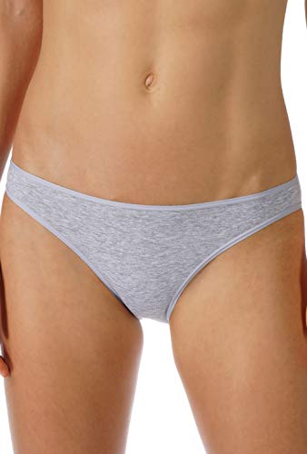 Mey Tagwäsche Serie Cotton Pure Damen Mini-Slips Light Grey Melange L(42) von Mey