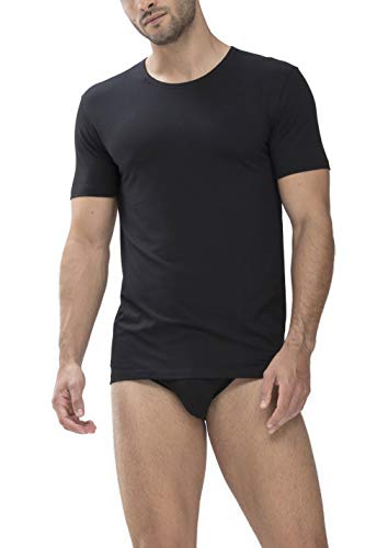 Mey Basics Serie Dry Cotton Herren Shirts 1/2 Arm Schwarz XXL(8) von Mey