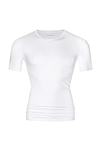 Mey Dry Cotton O-Ausschnitt T-Shirt Weiß - Grösse L - Herren - Bekleidung - Slim-fit - von Mey