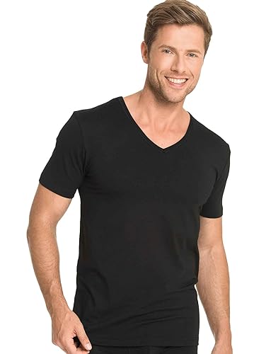 Mey Tagwäsche Serie Dry Cotton Herren Shirt 1/2 Arm Schwarz 4XL(10) von Mey