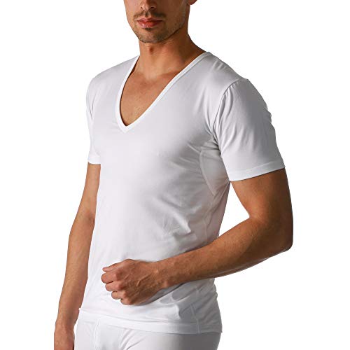 Mey Tagwäsche Serie Dry Cotton Functional Herren Shirts 1/1 Arm Weiss 3XL(9) von Mey