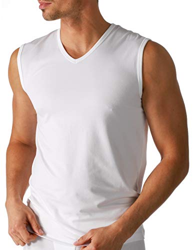 Mey Tagwäsche Serie Dry Cotton Herren Shirt o.Arm Weiss L(6) von Mey
