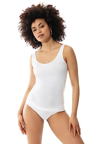 Mey Tagwäsche Serie Noblesse Damen Tops breiter Träger Weiss 3XL(48) von Mey