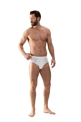 Mey Tagwäsche Serie Noblesse Herren Classic-Slips Weiss S(4) von Mey