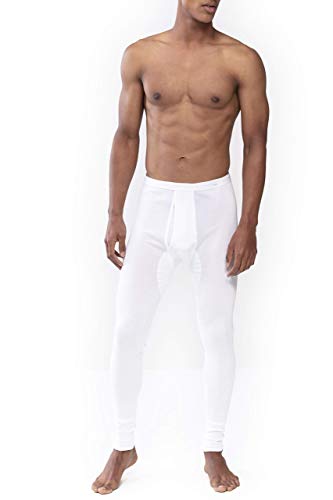 Mey Tagwäsche Serie Noblesse Herren Long-Pants Weiss L(6) von Mey