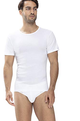 Mey Basics Serie Noblesse Herren Shirts 1/2 Arm Weiß 5-M von Mey