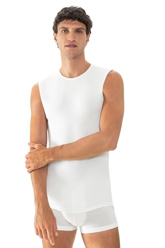 Mey Herren-Unterhemd, o. Arm Noblesse Feinripp weiß Größe 5 von Mey