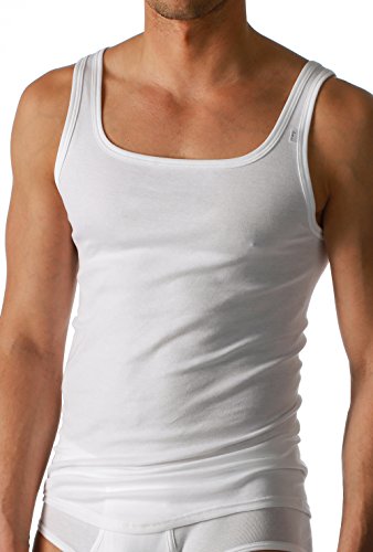 Mey Basics Serie Noblesse Herren Shirts ohne Arm Weiß XXL von Mey