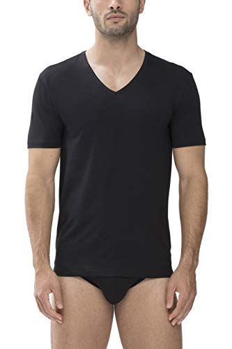 Mey Tagwäsche Serie Dry Cotton Herren Shirt 1/1 Arm Schwarz M(5) von Mey