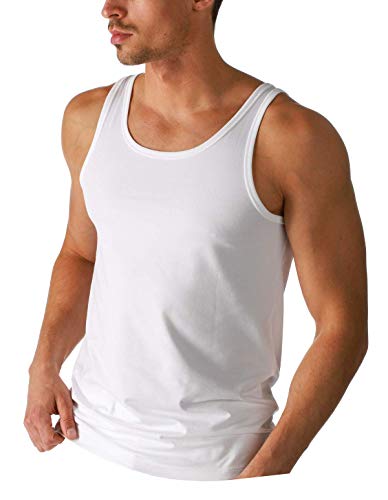 Mey Tagwäsche Serie Dry Cotton Herren Shirt o.Arm Weiss XXL(8) von Mey