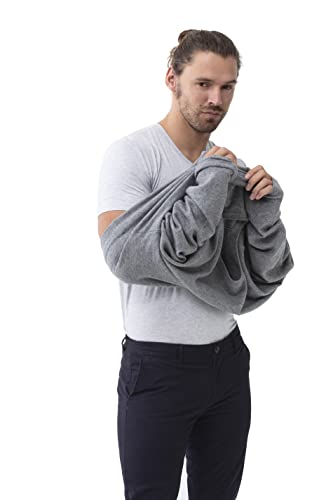 Mey Loungewear Serie Hybrid T-Shirt Herren Shirts 1/2 Arm Light Grey Melange M(M) von Mey