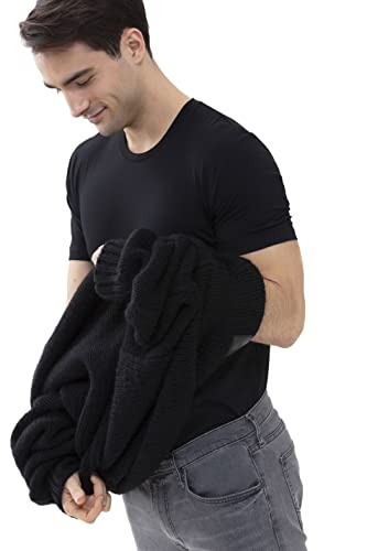 Mey Loungewear Serie Hybrid T-Shirt Herren Shirts 1/2 Arm Schwarz L(L) von Mey