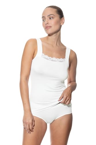 Mey Tagwäsche Serie Luise Damen Tops breiter Träger Weiss M(40) von Mey
