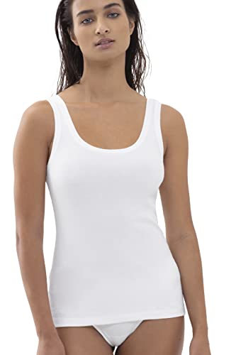 Mey Tagwäsche Serie Organic Cotton Damen Tops breiter Träger Weiss L(L) von Mey