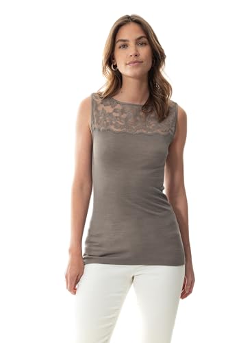 Mey Basics Serie Wool Love Damen Tops Deep Taupe 46/48(46/48) von Mey