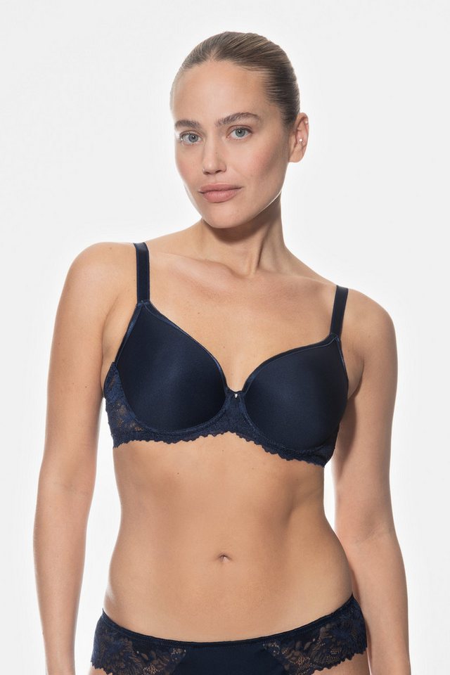 Mey Bügel-BH Damen Serie Luxurious (1-tlg., 1) 3D-Cups, atmungsaktiv, mit Bügel, zweifarbige Spitze, Zierträger von Mey