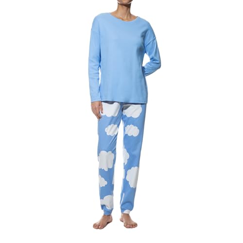 Mey - Clouds - Schlafanzug (42 Blue Silk) von Mey