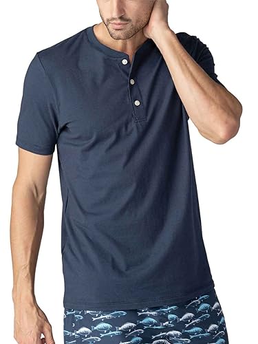 Mey Loungewear Serie Ringwood Herren Homewear Shirts Yacht Blue L(L) von Mey