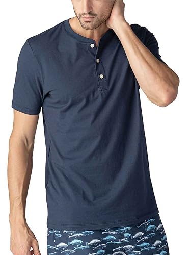 Mey Loungewear Serie Ringwood Herren Homewear Shirts Yacht Blue XL(XL) von Mey