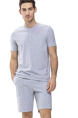 Mey Loungewear Serie Ringwood Herren Homewear Shirts Light Grey Melange L(L) von Mey