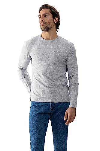 Mey Loungewear Serie Relax Herren Homewear Shirts Light Grey Melange S(S) von Mey