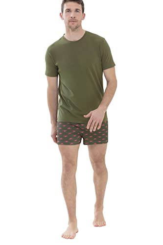 Mey Loungewear Serie Relax Herren Homewear Shirts Safari Green L(L) von Mey