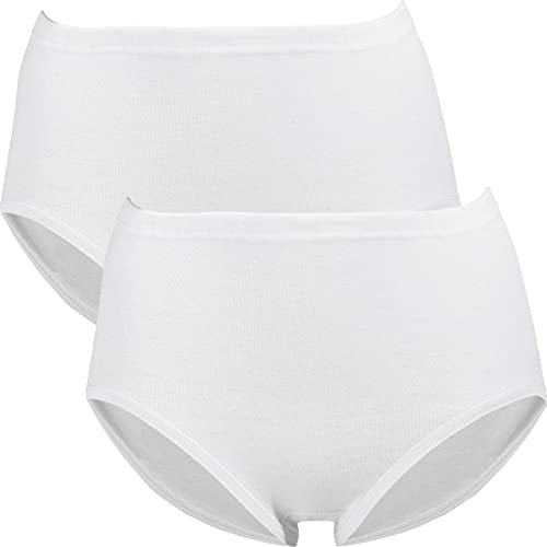 Mey Damen-Taillenslip 2er-Pack weiß Größe 42 von Mey