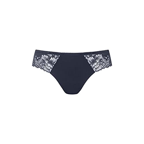 Mey Dessous Serie Luxurious Damen Strings Night Blue L(42) von Mey