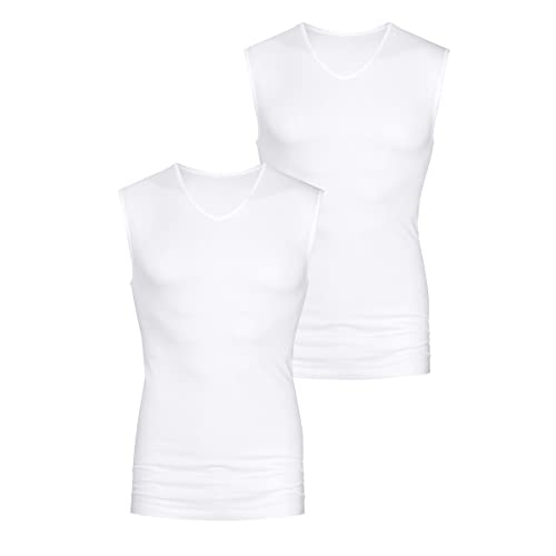 Mey - Dry Cotton 460 - Muskel Shirt - Unterhemd - 2er Pack (8 Weiß) von Mey