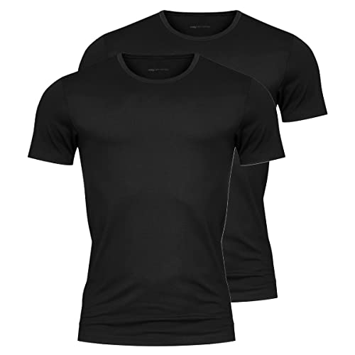 Mey - Dry Cotton - T-Shirt - 2er-Pack (4 Schwarz) von Mey