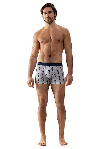 Mey Fashion Serie Biking Herren Shorties Light Grey Melange XXL(8) von Mey