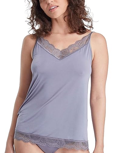 Mey Tagwäsche Serie Poetry Fame Damen Spaghetti Tops Lovely Grey L(L) von Mey